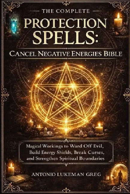 Protection Spells: CANCEL NEGATIVE ENERGIES BIBLE: Magical Workings to Ward Off Evil, Build Energy Shields, Break Curses, and Strengthen Spiritual Bou by Antonio Lukeman Greg