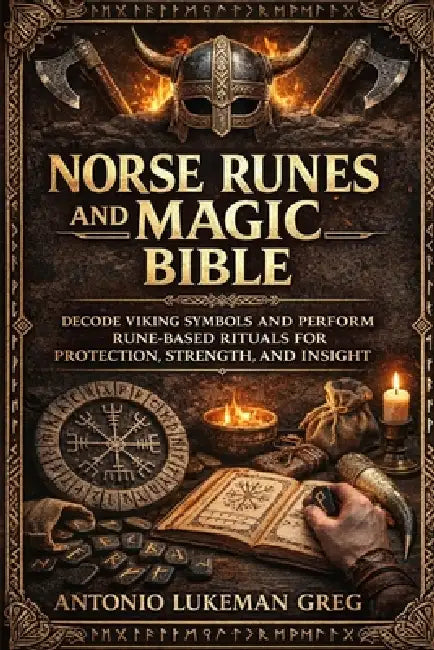 Norse Runes and Magic Bible: Decode Viking Symbols and Perform Rune-Based Rituals for Protection, Strength, and Insight by Antonio Lukeman Greg