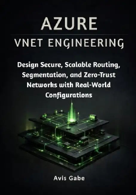 Azure VNET Engineering: Design Secure, Scalable Routing, Segmentation, and Zero-Trust Networks with Real-World Configurations by Avis Gabe