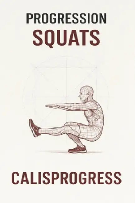 Progression squats: Force, mobilité et maîtrise du squat en calisthenics - du squat de base au pistol squat by Calisprogress