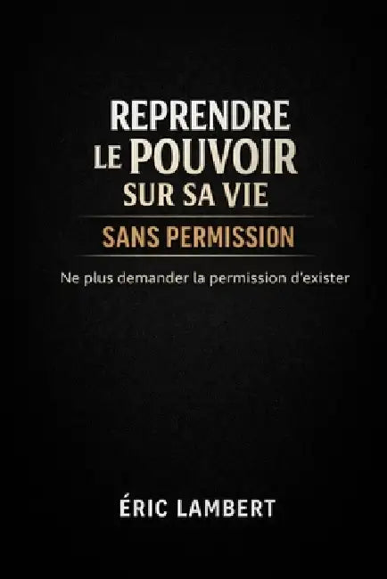 Reprendre le Pouvoir sur Sa Vie Sans Permission: Ne plus demander la permission d'exister by Eric Lambert