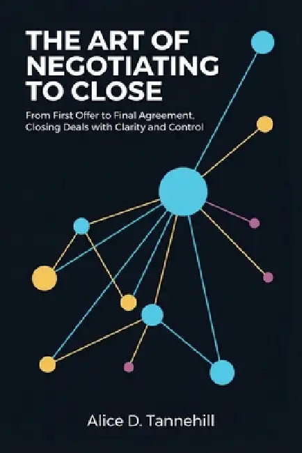 The Art of Negotiating to Close: From First Offer to Final Agreement, Closing Deals with Clarity and Control by Alice D. Tannehill