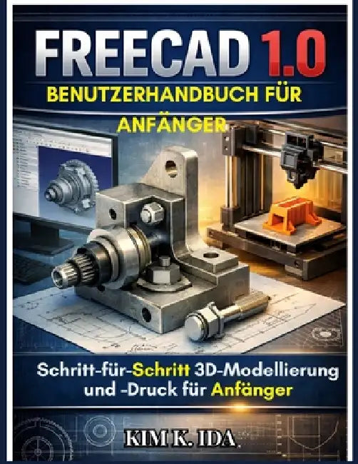 Freecad 1.0 Benutzerhandbuch Für Anfänger: Schritt-für-Schritt 3D-Modellierung und -Druck für Anfänger by Kim K. Ida
