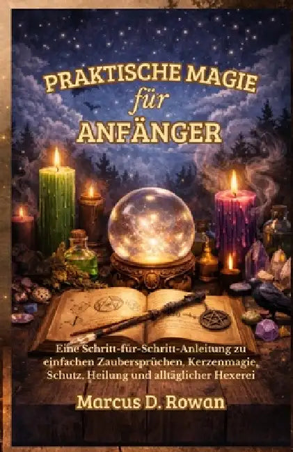 Praktische Magie für Anfänger: Eine Schritt-für-Schritt-Anleitung zu einfachen Zaubersprüchen, Kerzenmagie, Schutz, Heilung und alltäglicher Hexerei by Marcus D. Rowan