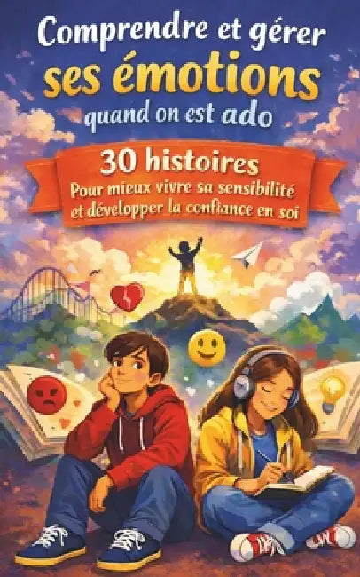 Comprendre et gérer ses émotions quand on est ado: 30 histoires pour mieux vivre sa sensibilité et développer la confiance en soi. Relations, stress, by Sophia Rivière