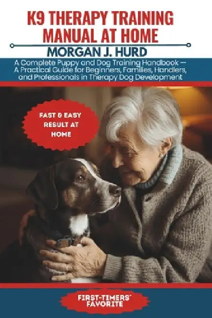K9 Therapy Training Manual at Home: A Complete Puppy and Dog Training Handbook - A Practical Guide for Beginners, Families, Handlers, and Professional by Morgan J. Hurd