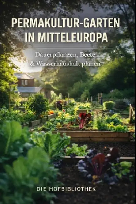Permakultur-Garten in Mitteleuropa: Dauerpflanzen, Beete und Wassermanagement für resiliente Selbstversorgergärten by Die Hofbibliothek