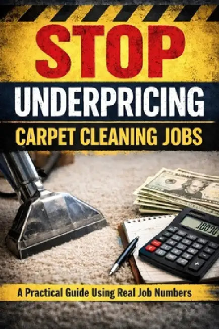 Stop Underpricing Carpet Cleaning Jobs: A Practical Guide Using Real Job Numbers by Cole Asher