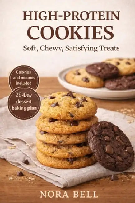 High Protein Cookies: Soft, Chewy, Satisfying Treats by Nora Bell