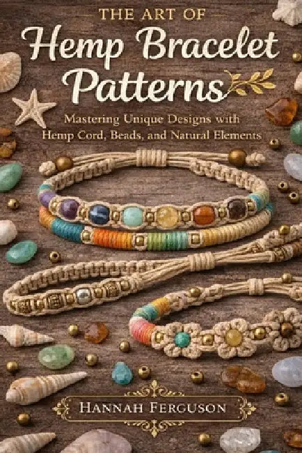 The Art of Hemp Bracelet Patterns: Mastering Unique Designs with Hemp Cord, Beads, and Natural Elements by Hannah Ferguson