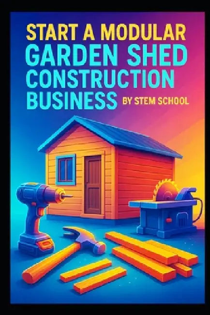 Start a Modular Garden Shed Construction Business: Step-by-Step Guide to Building Prefabricated Storage Sheds for Homeowners by Stem School