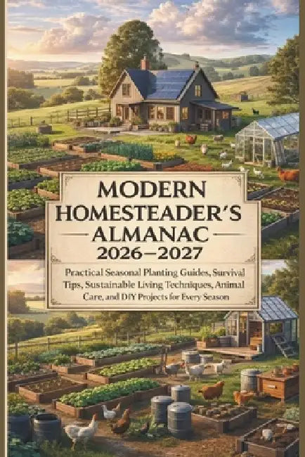 Modern Homesteader's Almanac 2026-2027: Practical Seasonal Planting Guides, Survival Tips, Sustainable Living Techniques, Animal Care, and DIY Project by Elliott Harrow