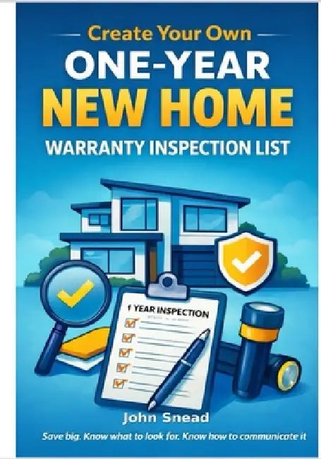 Create Your Own One Year New Home Warranty Inspection List: Save Big. Know What to Look for. Know How to Communicate it! by John Snead