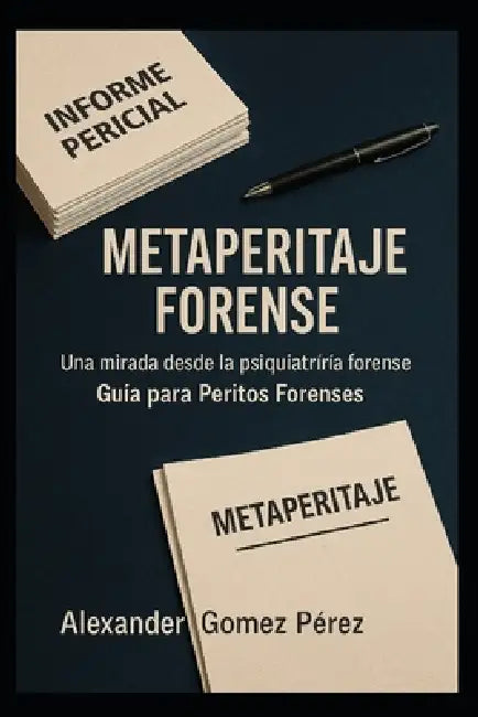 Metaperitaje Forense: Una mirada desde la psiquiatría forense. Guía para Peritos Forenses by Alexander Gomez Perez