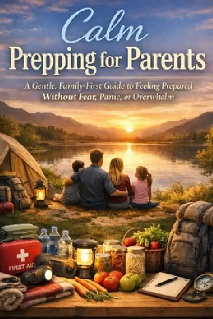 Calm Prepping for Parents: A Gentle, Family-First Guide to Feeling Prepared Without Fear, Panic, or Overwhelm by Elena Hartwell