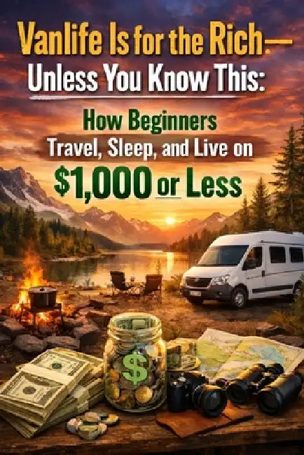 Vanlife Is for the Rich-Unless You Know This: How Beginners Travel, Sleep, and Live on $1,000 or Less by David Goldman