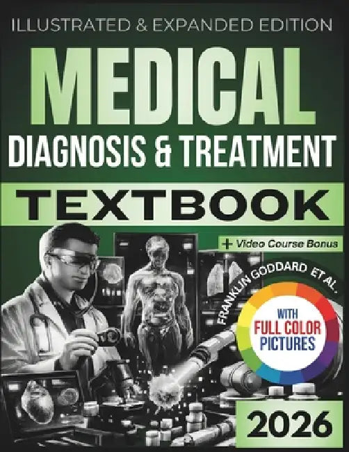 Medical Diagnosis and Treatment Textbook: Illustrated and Expanded Edition Practical, Evidence-Informed Clinical Guide to Symptoms, Diagnosis, Testing by Elias Hartwell, Mireille DuPont, Franklin Goddard