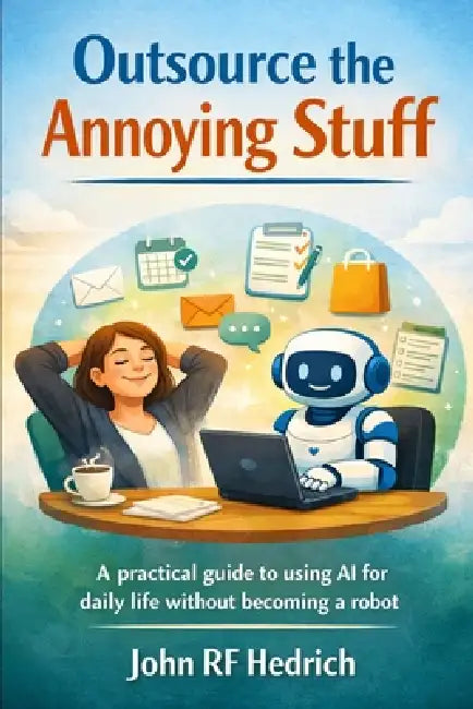 Outsource the Annoying Stuff: A practical guide for using AI for daily life without becoming a robot by John Rf Hedrich