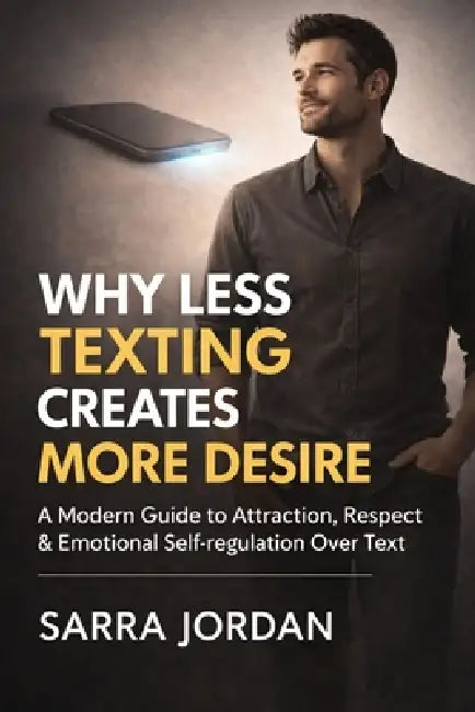 Why Less Texting Creates More Desire: A Modern Guide to Attraction, Respect & Emotional Self-Regulation Over Text by Sarra Jordan