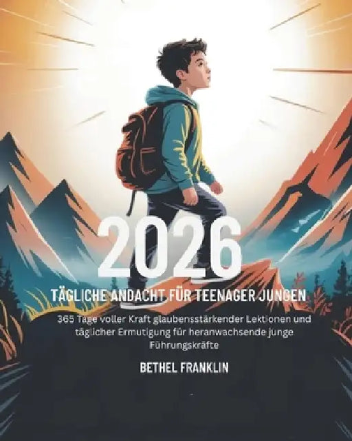 2026 Tägliche Andacht Für Teenager Jungen: 365 Tage voller Kraft glaubensstärkender Lektionen und täglicher Ermutigung für heranwachsende junge Führun by Bethel Franklin