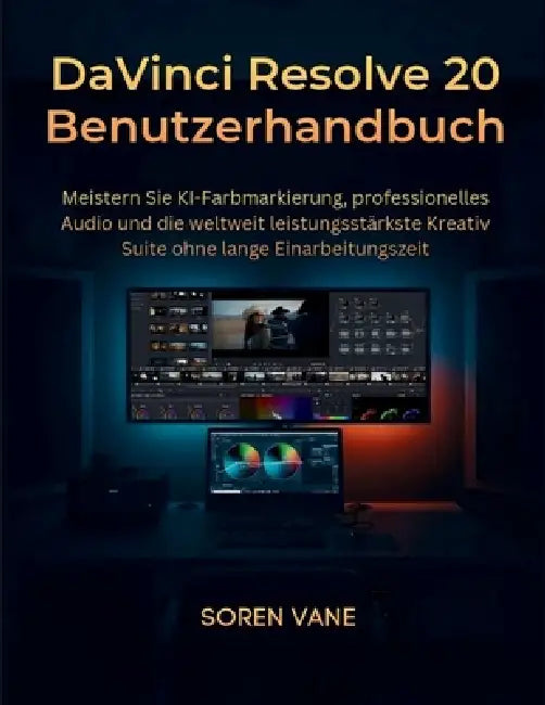 DaVinci Resolve 20 Benutzerhandbuch: Meistern Sie KI-Farbmarkierung, professionelles Audio und die weltweit leistungsstärkste Kreativ Suite ohne lange by Soren Vane