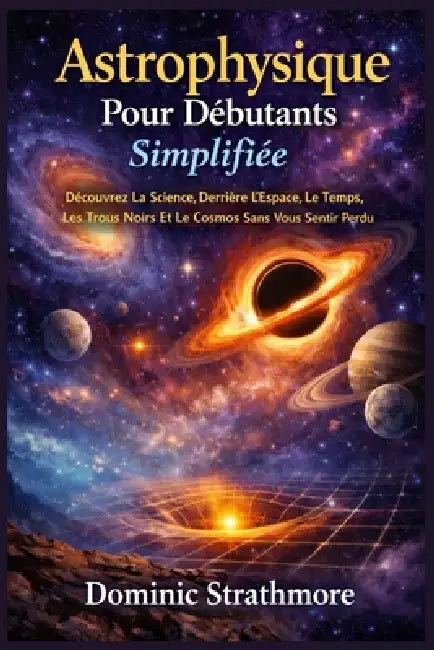 Astrophysique Pour Débutants Simplifiée: Découvrez La Science Derrière L'Espace, Le Temps, Les Trous Noirs Et Le Cosmos Sans Vous Sentir Perdu by Dominic Strathmore