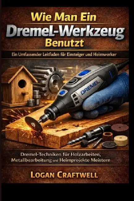 Wie man ein Dremel-Werkzeug benutzt: Ein umfassender Leitfaden für Anfänger und DIY-Enthusiasten: Dremel-Techniken meistern für Holzarbeiten, Metallbe by Logan Craftwell