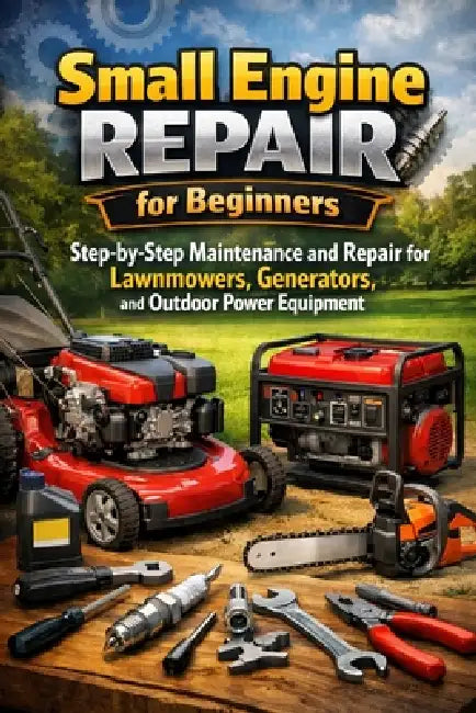 Small Engine Repair for Beginners: Step-by-Step Maintenance and Repair for Lawnmowers, Generators, and Outdoor Power Equipment by Alexander Rhea