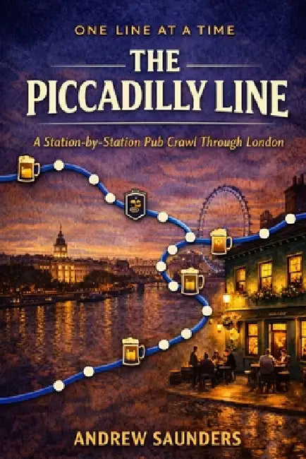 One Line At A Time: The Piccadilly Line: A Station-By-Station Pub Crawl Through London by Andrew Saunders