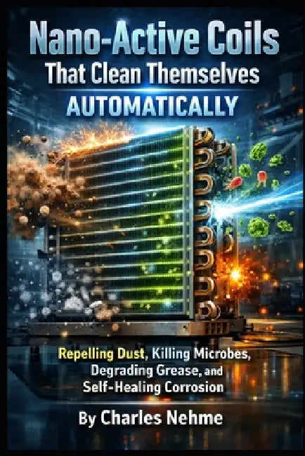 Nano-Active Coils That Clean Themselves Automatically: Repelling Dust, Killing Microbes, Degrading Grease, and Self-Healing Corrosion by Charles Nehme
