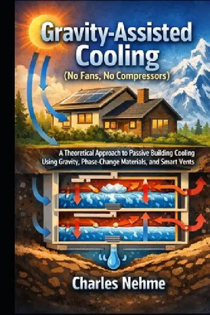 Gravity-Assisted Cooling (No Fans, No Compressors): A Theoretical Approach to Passive Building Cooling Using Gravity, Phase-Change Materials, and Smar by Charles Nehme