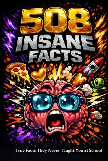 508 Insane Facts: Mind-Blowing Truths About the Human Body, Animals, Space, Love, and Christmas by Fox Lisewski