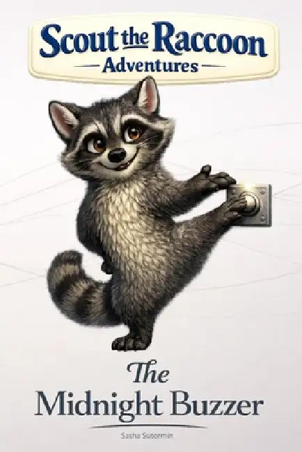 The Midnight Buzzer: Scout the Raccoon Adventures - An interactive power to choose adventure where you say which way the story goes, as every choice h by Sasha Sutormin