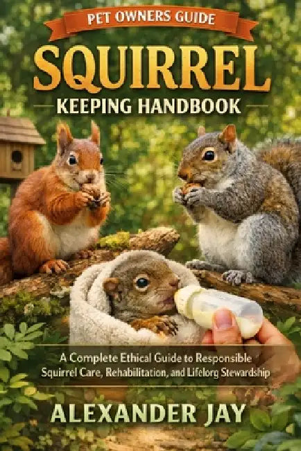 Squirrel Keeping Handbook: A Complete Ethical Guide to Responsible Squirrel Care, Rehabilitation, and Lifelong Stewardship by Alexander Jay
