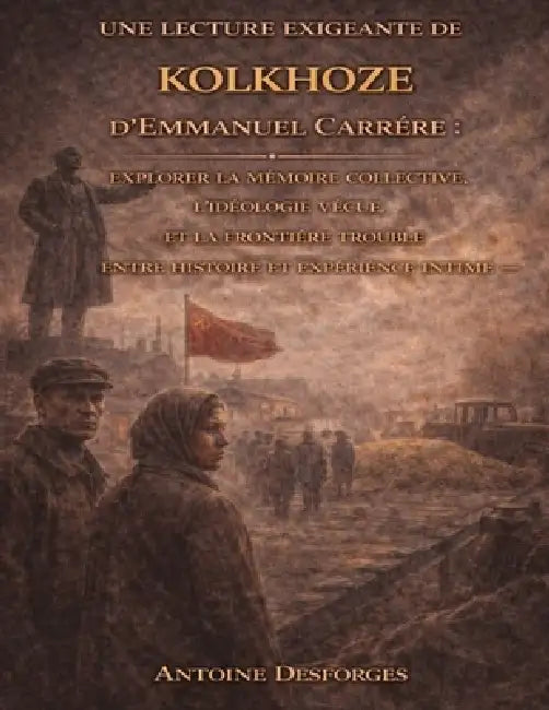 Une lecture exigeante de Kolkhoze d'Emmanuel Carrère: Explorer la mémoire collective, l'idéologie vécue et la frontière trouble entre histoire et expé by Antoine Desforges
