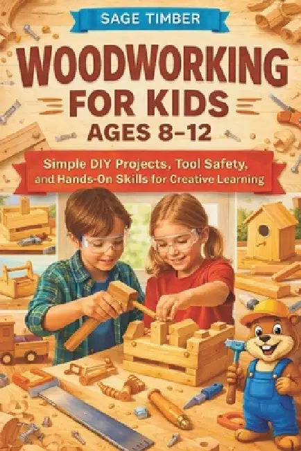 Woodworking for Kids Ages 8-12: Simple DIY Projects, Tool Safety, and Hands-On Skills for Creative Learning by Sage Timber