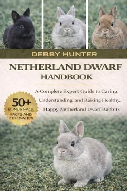 Netherland Dwarf Rabbit Handbook: A Complete Expert Guide to Caring, Understanding, and Raising Healthy, Happy Netherland Dwarf Rabbits by Debby Hunter