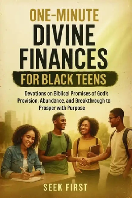 One Minute Divine Finances for Black Teens: Devotions on Biblical Promises of God's Provision, Abundance, and Breakthrough to Prosper with Purpose by Seek First