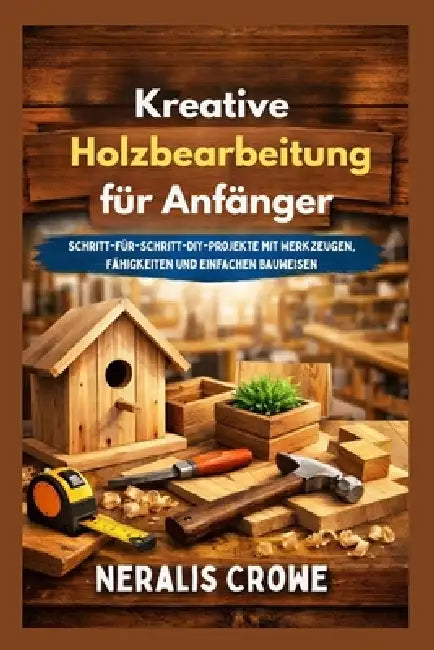 Kreative Holzbearbeitung für Anfänger: Schritt-für-Schritt-DIY-Projekte mit Werkzeugen, Fähigkeiten und einfachen Bauweisen by Neralis Crowe
