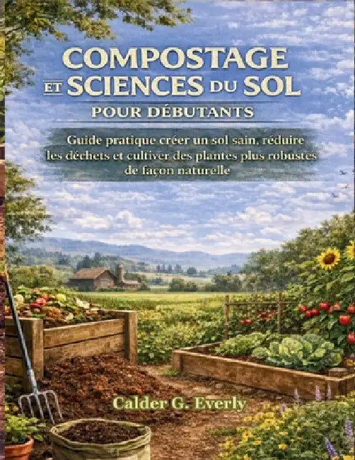 Compostage Et Sciences Du Sol Pour Débutants: Guide pratique créer un sol sain, réduire les déchets et cultiver des plantes plus robustes de façon nat by Calder G. Everly