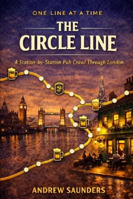One Line at a Time: The Circle Line: A Station-by- Station Pub Crawl Through London by Andrew Saunders