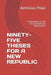 Ninety-Five Theses for a New Republic: A Manifesto for the Second American Reformation by Aemilius Pillar