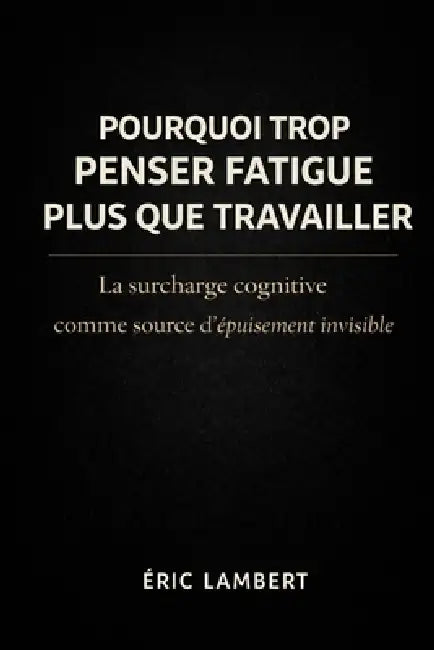 Pourquoi Trop Penser Fatigue Plus que Travailler: La surcharge cognitive comme source d'épuisement invisible by Eric Lambert
