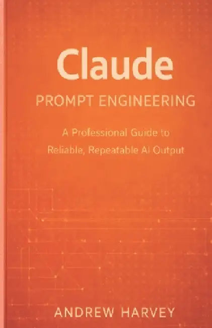 Claude Prompt Engineering: A Professional Guide to Reliable, Repeatable AI Output by Andrew Harvey