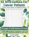 52 Affirmations for Cancer Patients: Trace Your Way to Hopeful Days by Cari White