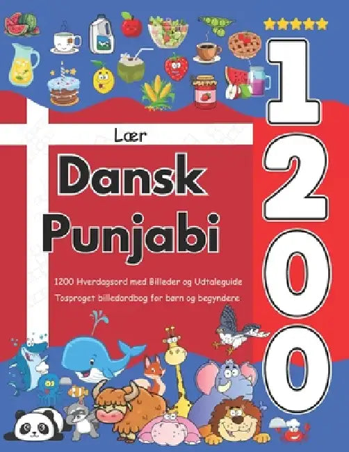 Lær Dansk Punjabi: 1200 Hverdagsord med Billeder og Udtaleguide: Tosproget billedordbog for børn og begyndere by Emily Olsen