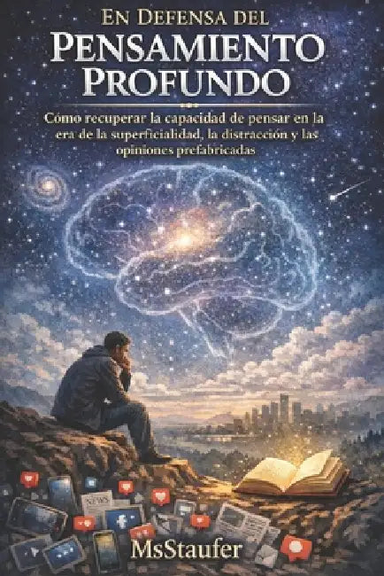 En Defensa del Pensamiento Profundo: Cómo recuperar la capacidad de pensar en la era de la superficialidad, la distracción y las opiniones prefabricad by Msstaufer Berraquero