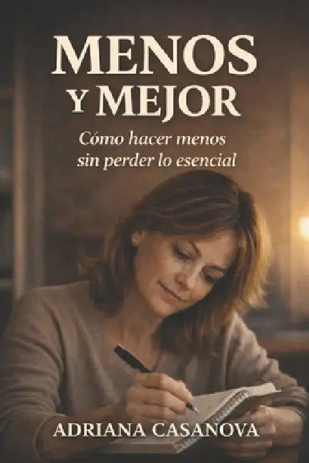 Menos y mejor: Cómo hacer menos sin perder lo esencial by Adriana Casanova