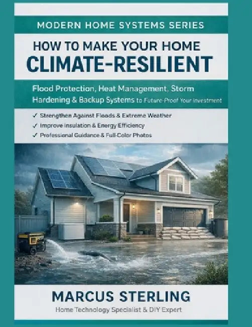 How to Make Your Home Climate-Resilient: Flood Protection, Heat Management, Storm Hardening & Backup Systems to Future-Proof Your Investment by Marcus Sterling