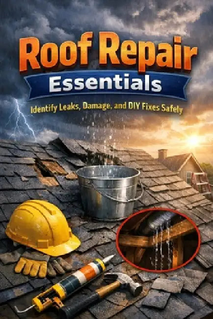 Roof Repair Essentials: Identify Leaks, Damage, and DIY Fixes Safely by Alexander Rhea